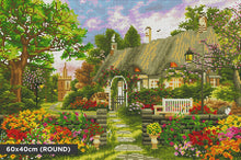 將圖片載入圖庫檢視器 Church Lane Cottage Diamond Painting Art Kit Create Love Share